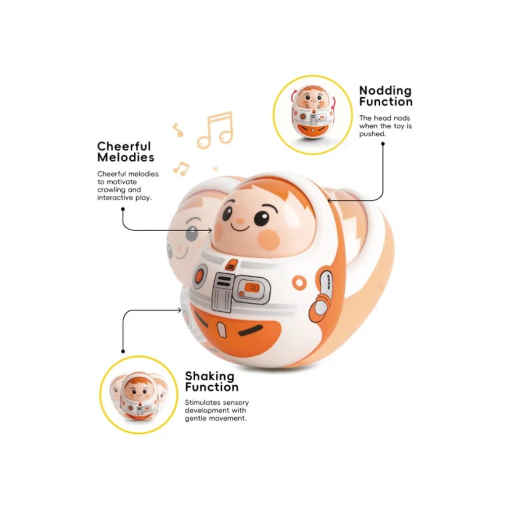 Hola Tumbler Doll Musical Roly-Poly Baby Toy Self-Balancing Educational Toy