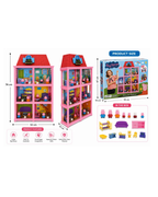Rainbow Toys Deluxe Big Doll House Playhouse with Furniture & Accessories