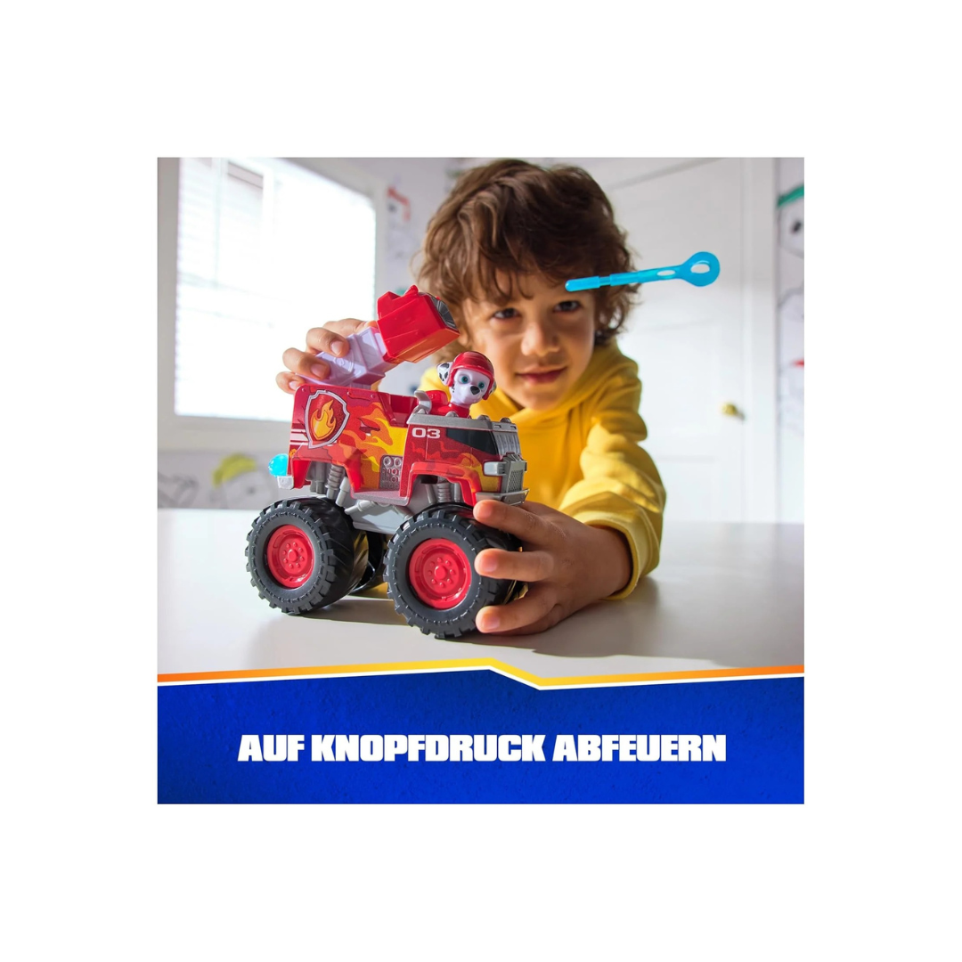 Winmagic Paw Patrol Marshall Rescue Wheels - Collectable Action Car Figure
