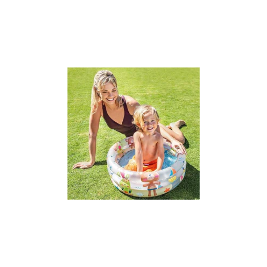 Intex Dinosaur 3 Ring Baby Pool (24 in X 8.5 in) 57106