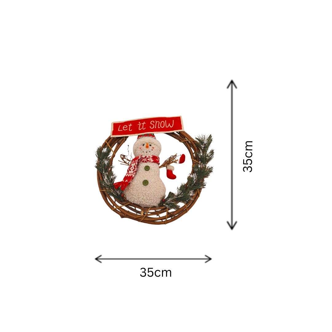 Christmas Premium Hanging Wreath 35x35cm