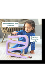Curious Cub Wooden Car Tracker