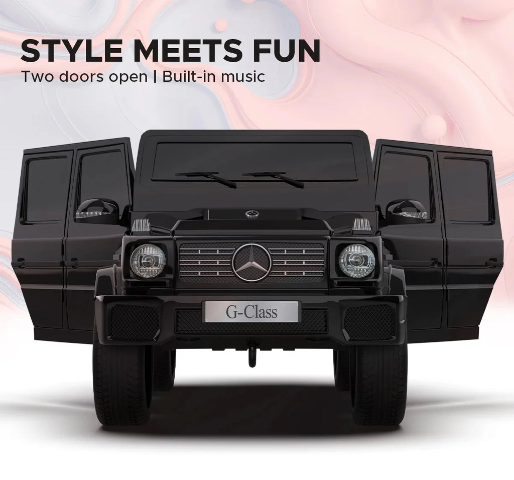 EMotorad Formula Fun Battery Oprated Mercedes Benz G-Wagon Ride-On Car, Black