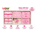 Lil Cub Tic-Tac Newborn Baby Clothing & Essentials Gift Set – Pink