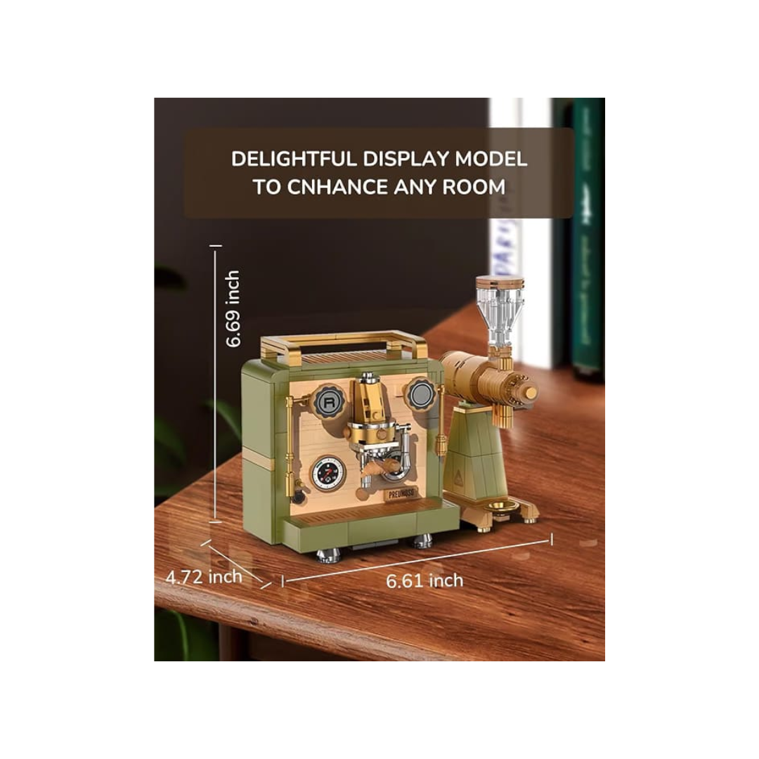 Block Coffee Machine Building Set