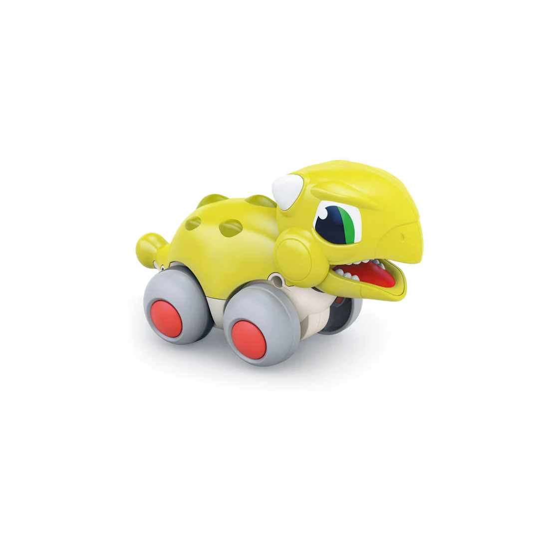 Hola Cool Run Dinosaur Friction Powered Push & Go Dinosaur for Kids Cute Walking Dinosaur Toy Assorted Color