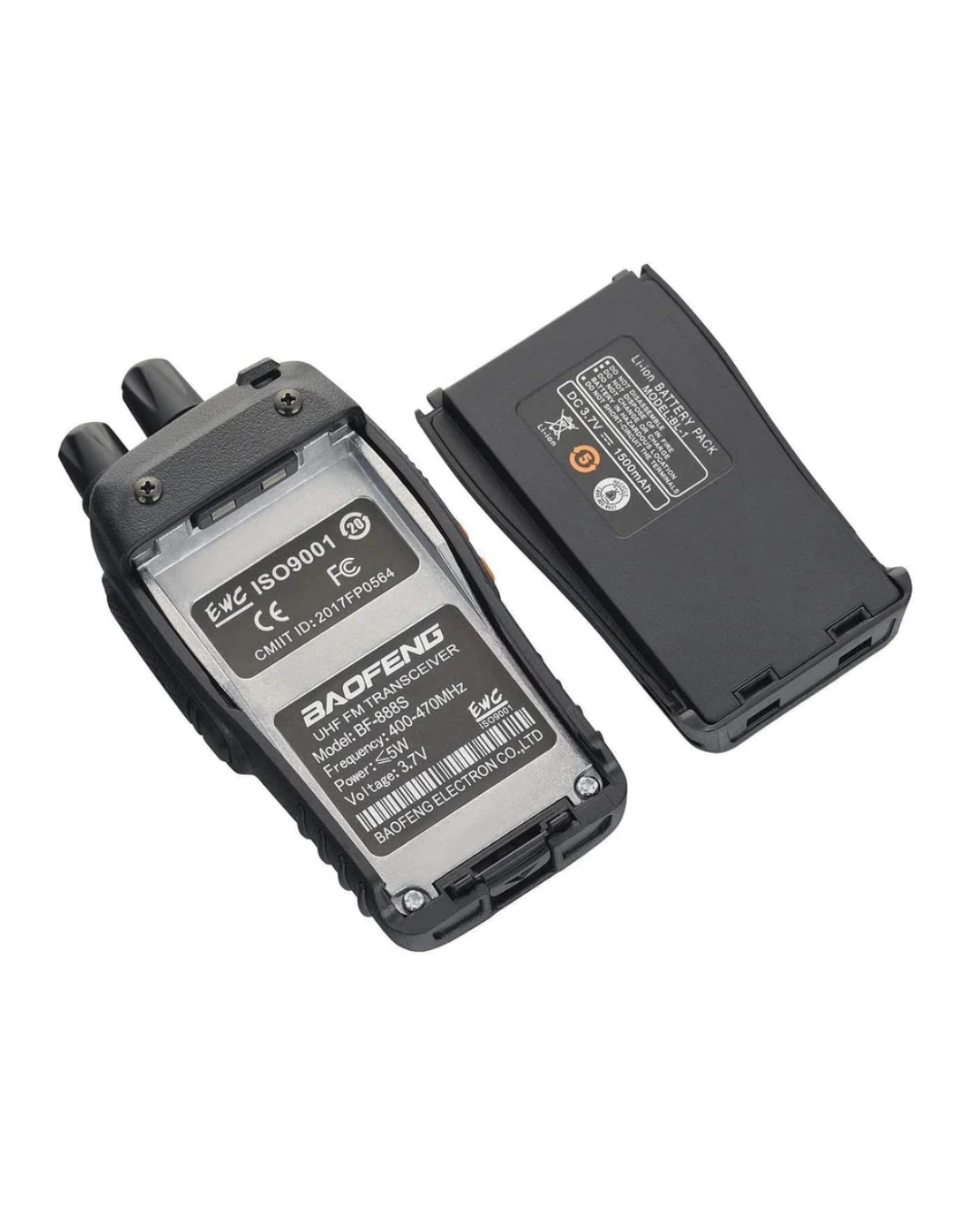 Baofeng Walkie Talkies BF-888S Rechargeable Two-Way Radios for Adults