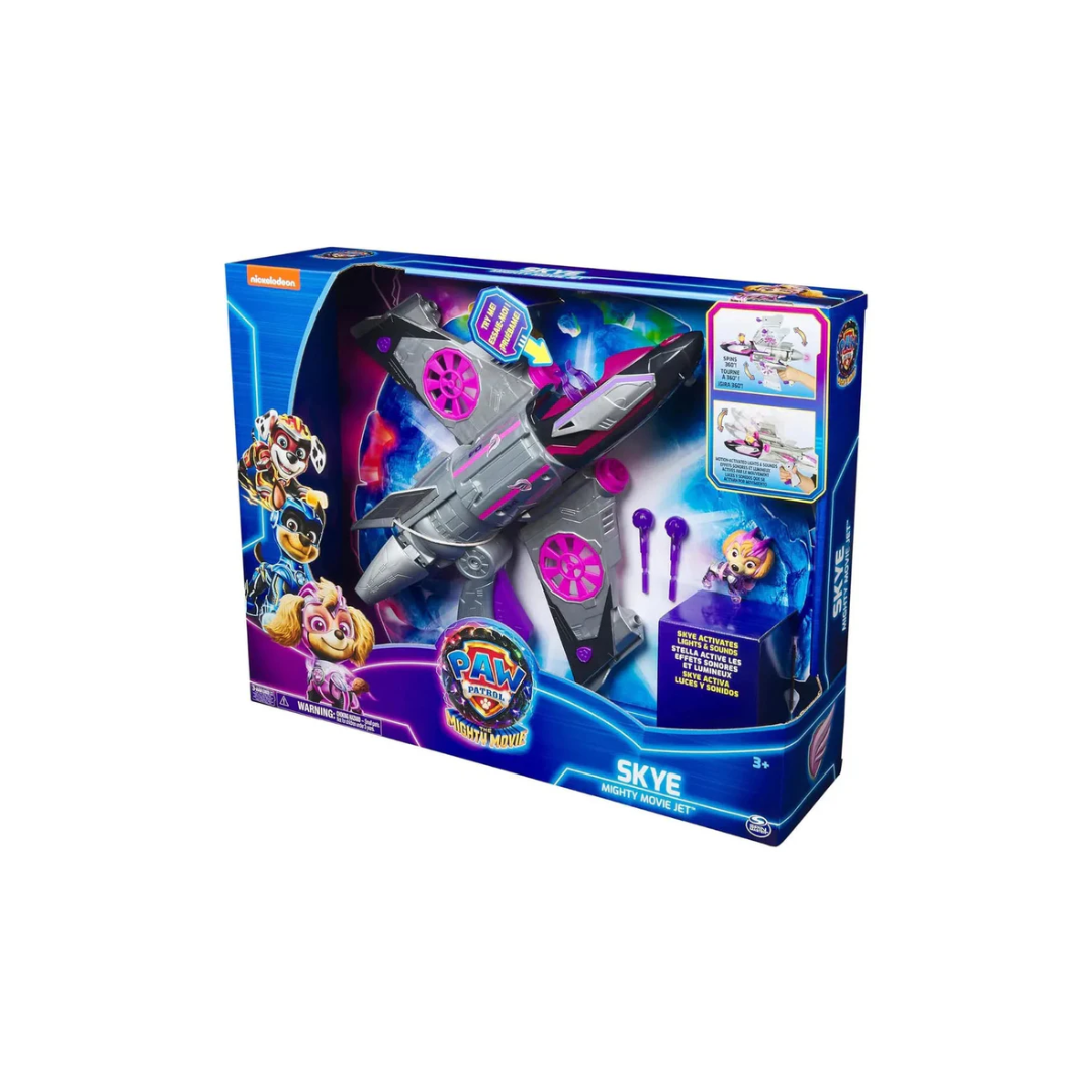 Win Magic PAW Patrol Skye’s Mighty Movie Jet with Lights and Sounds