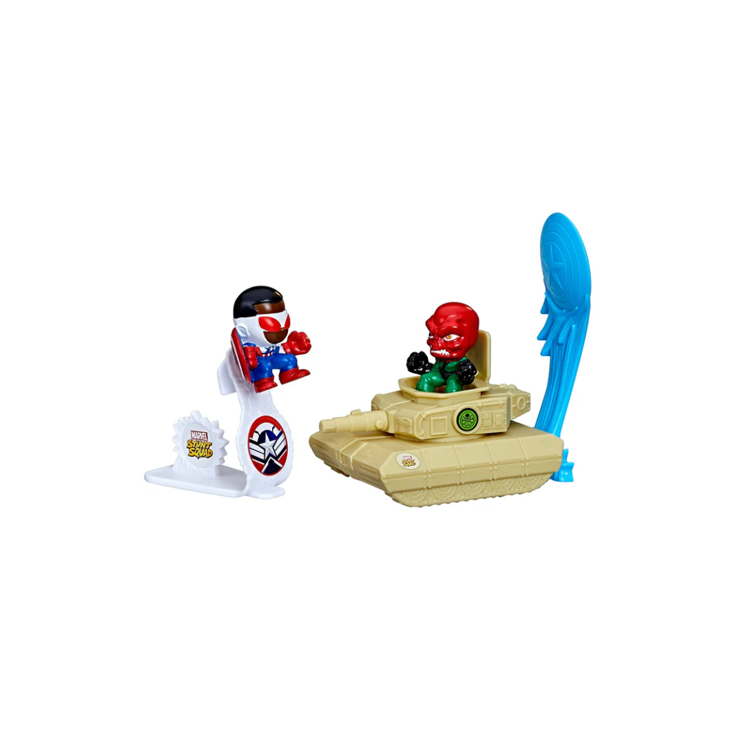 Hasbro Marvel Stunt Squad 1.5-Inch Captain America vs. Red Skull Playset