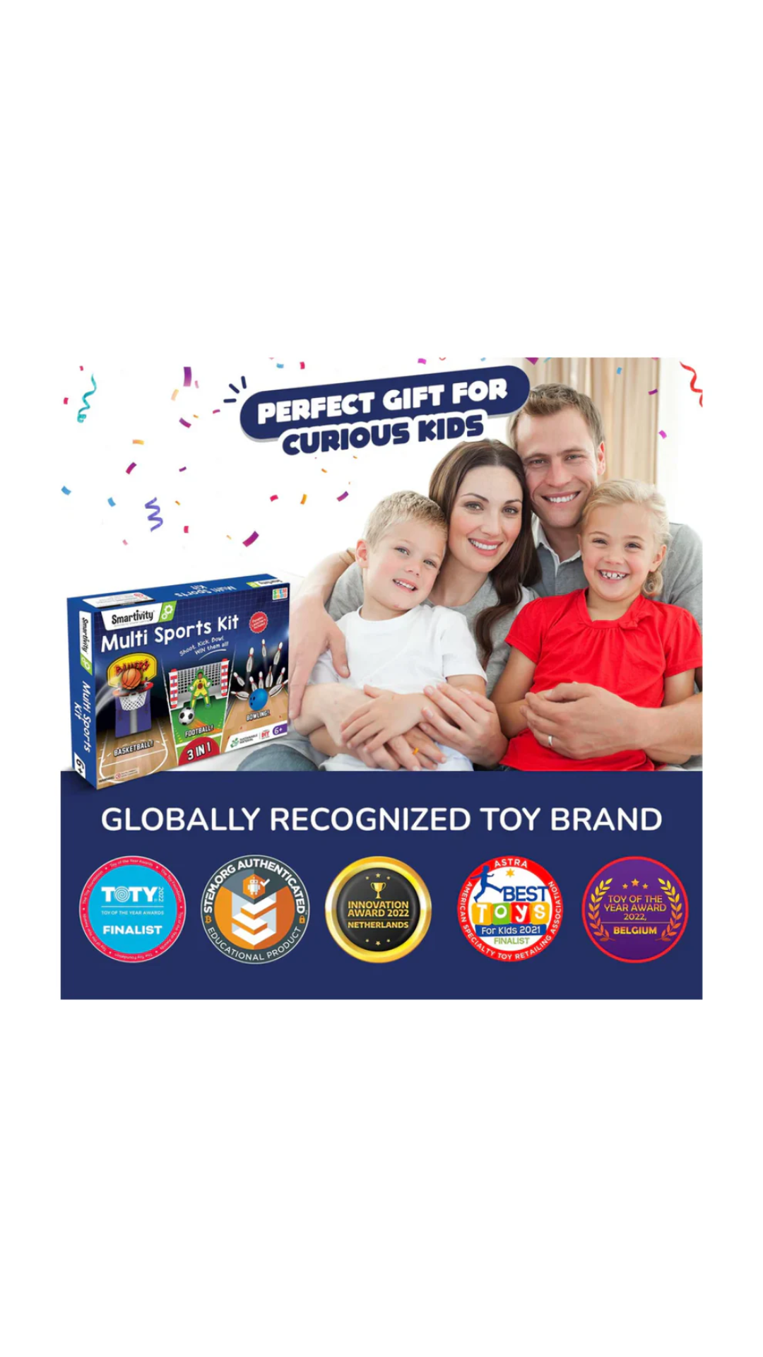 Smartivity Multi Sports Kit for Kids 6-12 Year