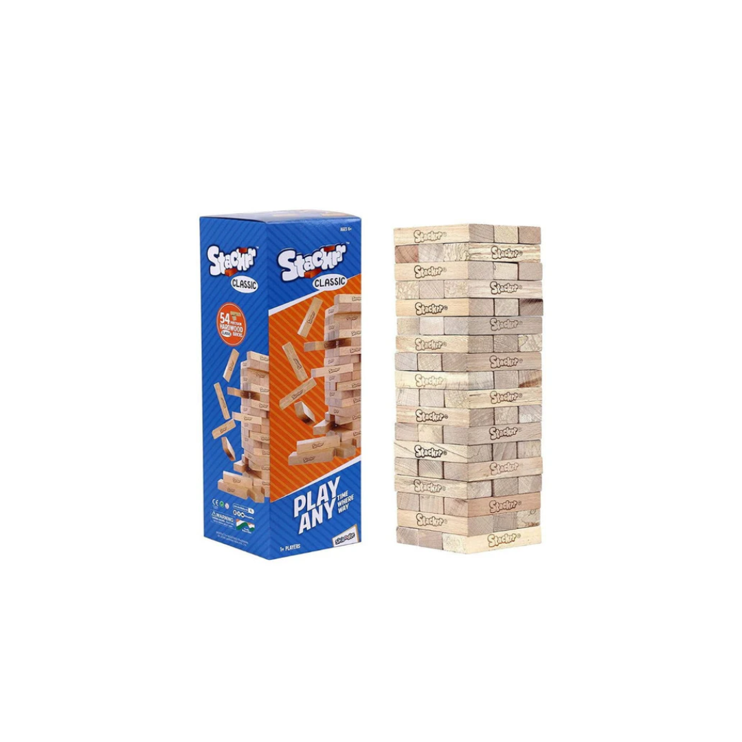 Skoodle Quest Stackrr Classic Hardwood Bricks