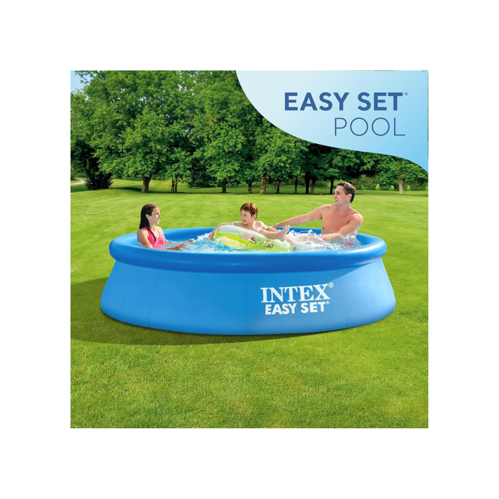 Intex Easy Set Swimming Pool 28120 – 10 ft x 30 in (305 × 76 cm) Inflatable Family Pool