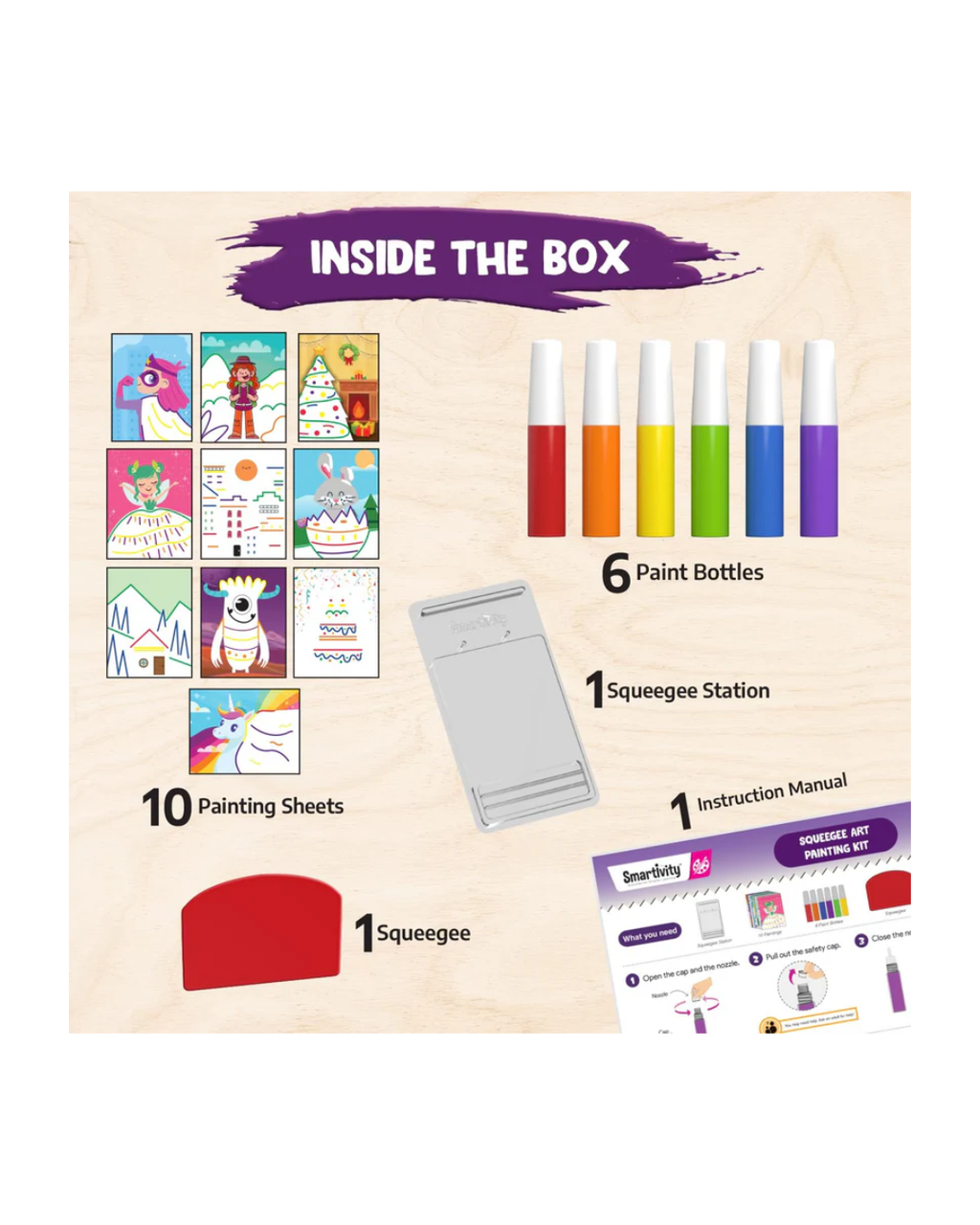 Smartivity Squeegee Art Painting Kit