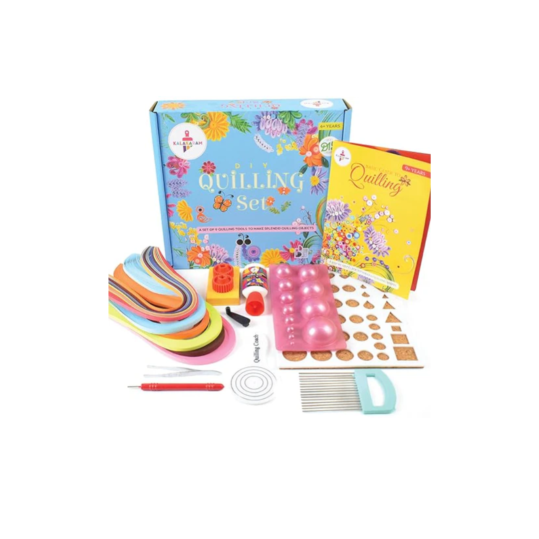 Kalakaram DIY Quilling Set, Creating Multiple Quilling Art