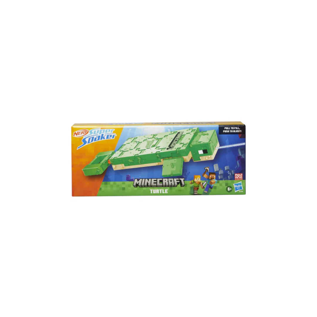 Hasbro Nerf Super Soaker Minecraft Turtle Water Blaster