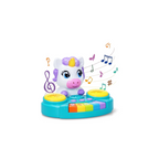 Five Star Unicorn Baby Piano Toy with Drum Function, Light Up Music