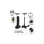 R for Rabbit Road Runner The Smart And Smooth Kids Scooter - Black