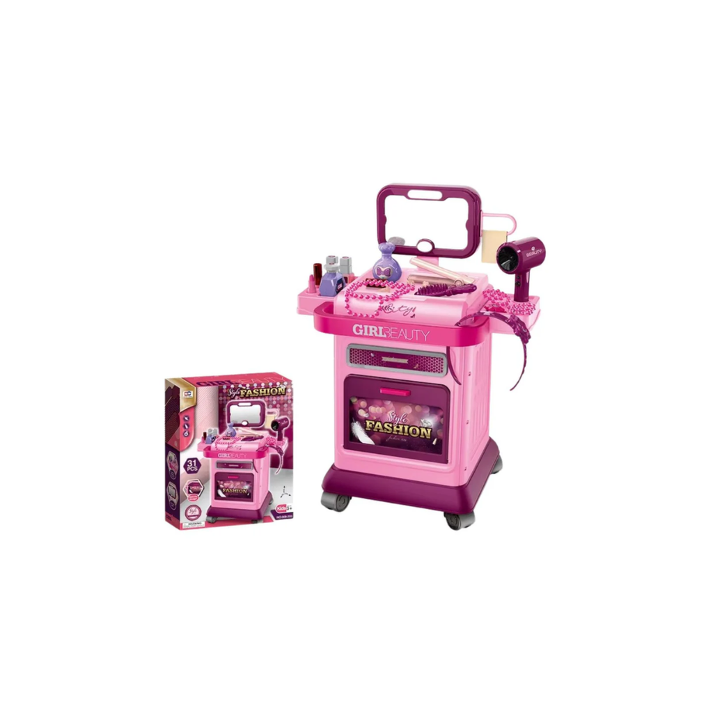 Xiong Cheng Beauty Fashion Trolley Makeup Playset Kids