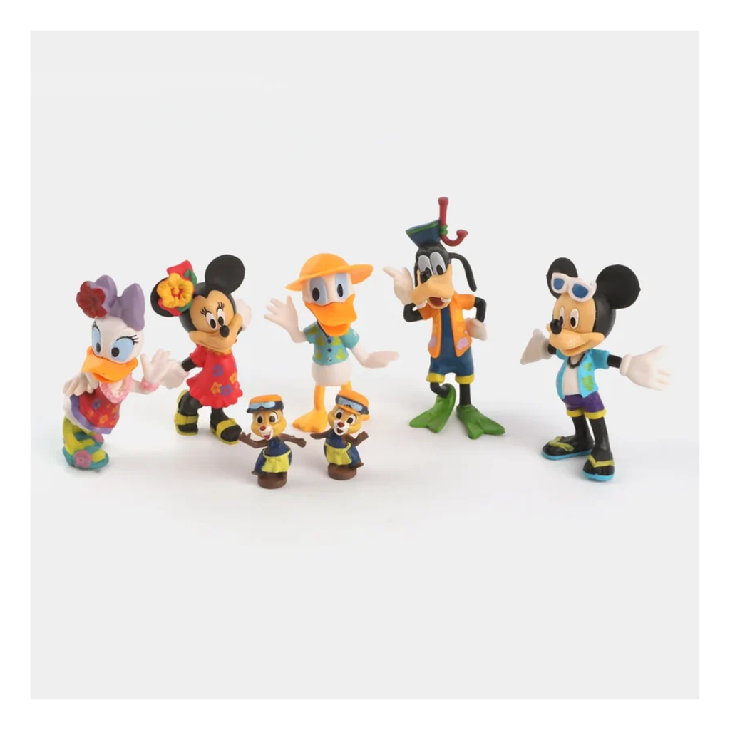 Mickey Mouse Cartoon Character Figure Set – Collectible Mini Figures Set for Kids