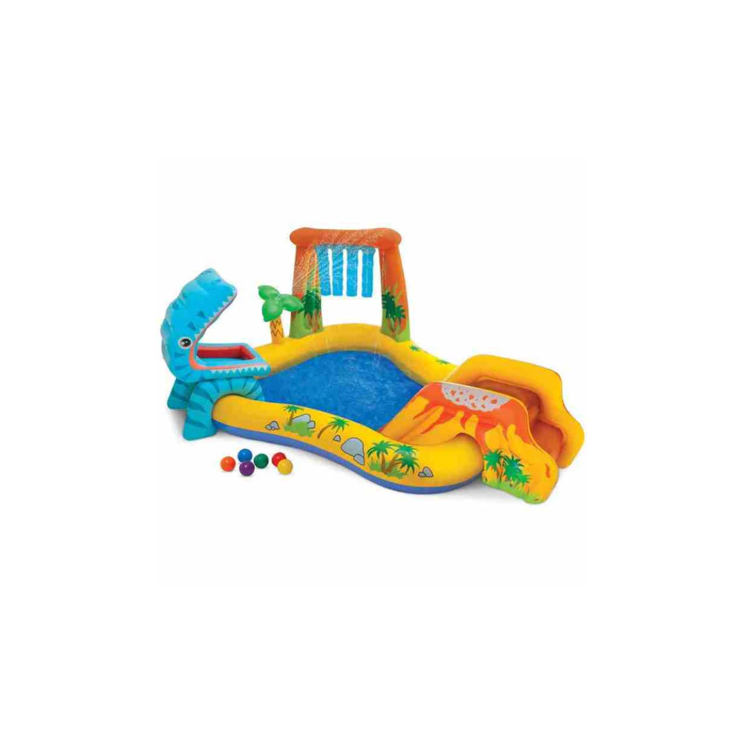 INTEX 57444 INFLATABLE DINOSAUR PLAY CENTER Inflatable Swimming Pool  (Multicolor)