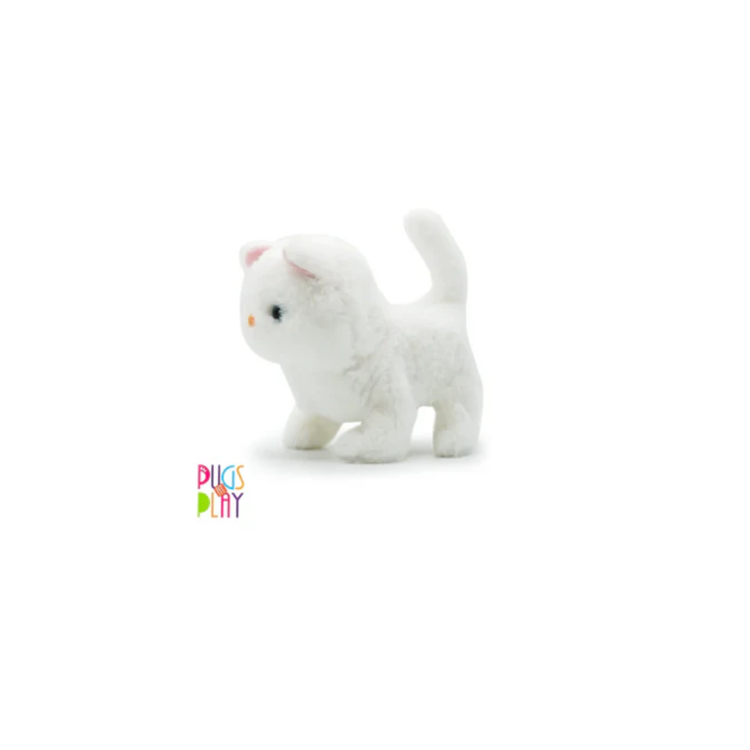 Pugs Play Casper Walking Cat