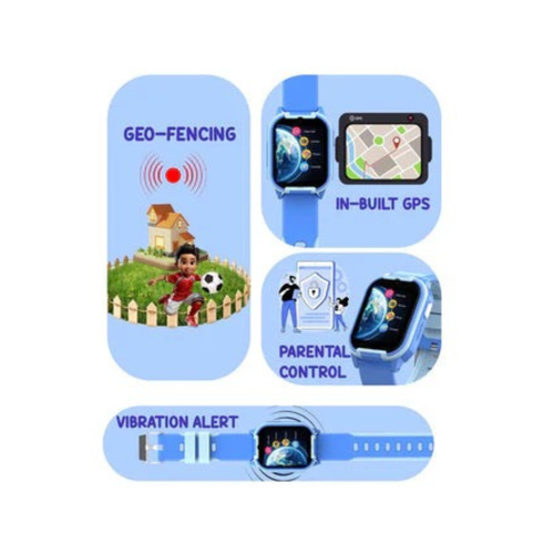 Spiky New Gnome Blue 4G Video Calling Smartwatch for Kids