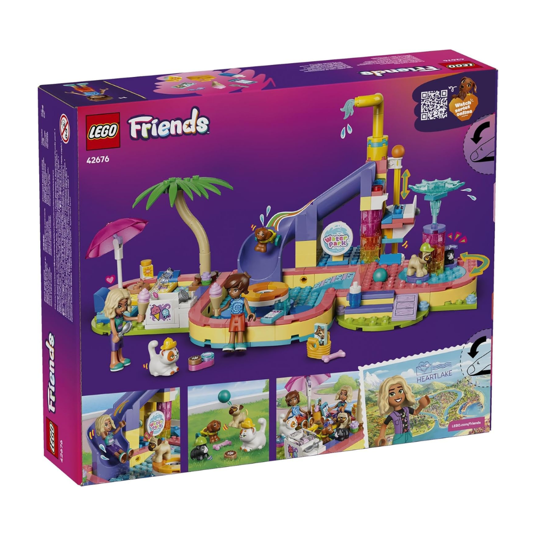 LEGO Friends Fun Water Park Day 42676 – 278 Pieces | Pet Water Park Building Set for Kids Ages 6+