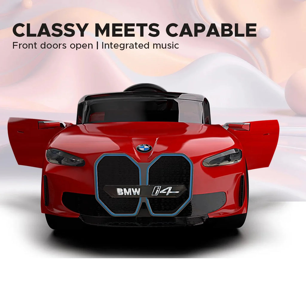 EMotorad Formula Fun Battery Oprated BMW i4 Ride-On Car, Red