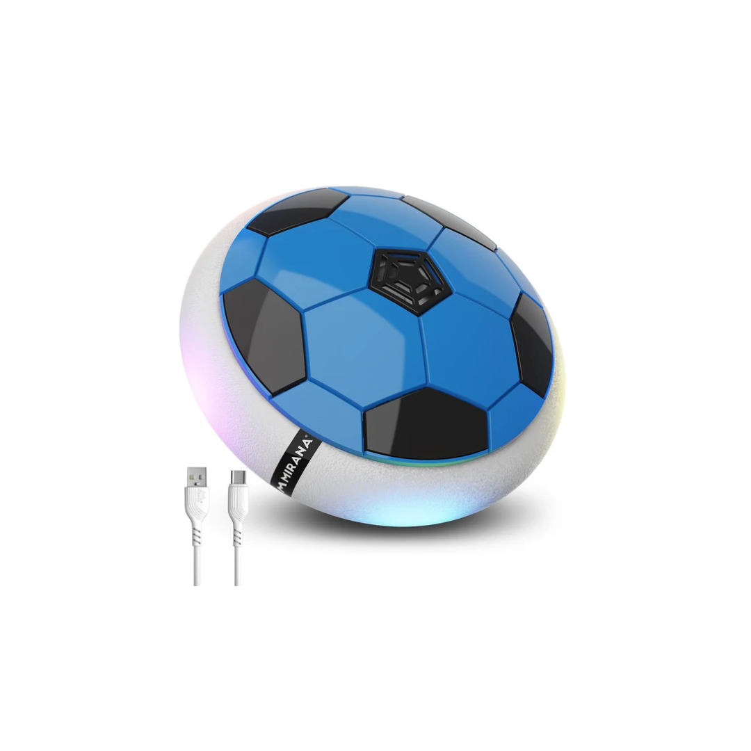Mirana C-Type USB Rechargeable Hover Football Indoor Hoverball Soccer Blue