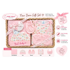 Baby Smile Newborn Baby Clothing & Essentials Gift Basket Set – Pink