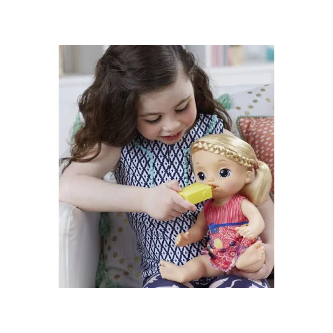 Baby Alive Sweet Tears Baby Blonde Doll Set  (Multicolor)