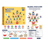 Hercules Jenga Mini Balance Stacking Game Educational Family Board Game 2-4 Players
