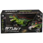 Dinosaur Stunt Remote Control Car with Spray, Light & Sound for Kids