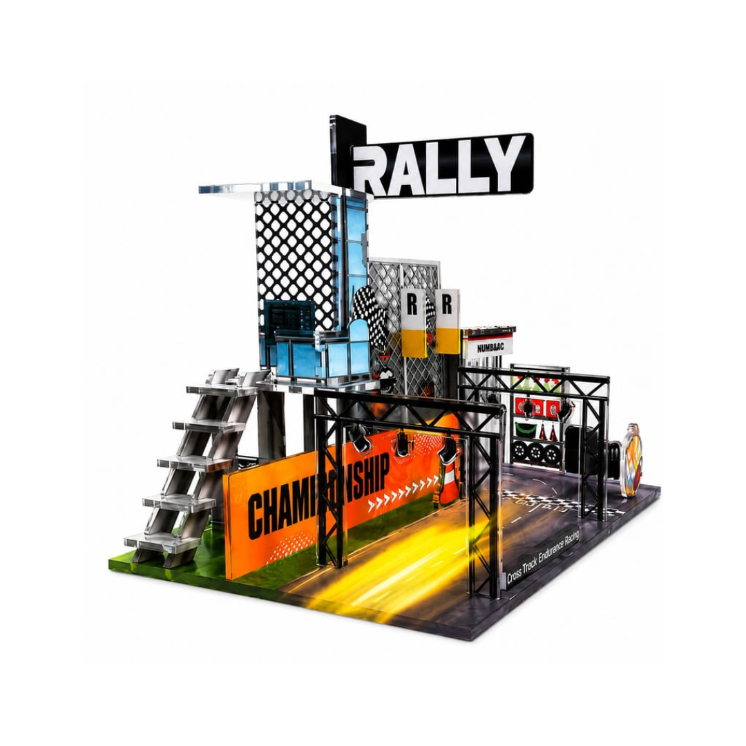 Raimbow Toys Alloy model Gas Station Set