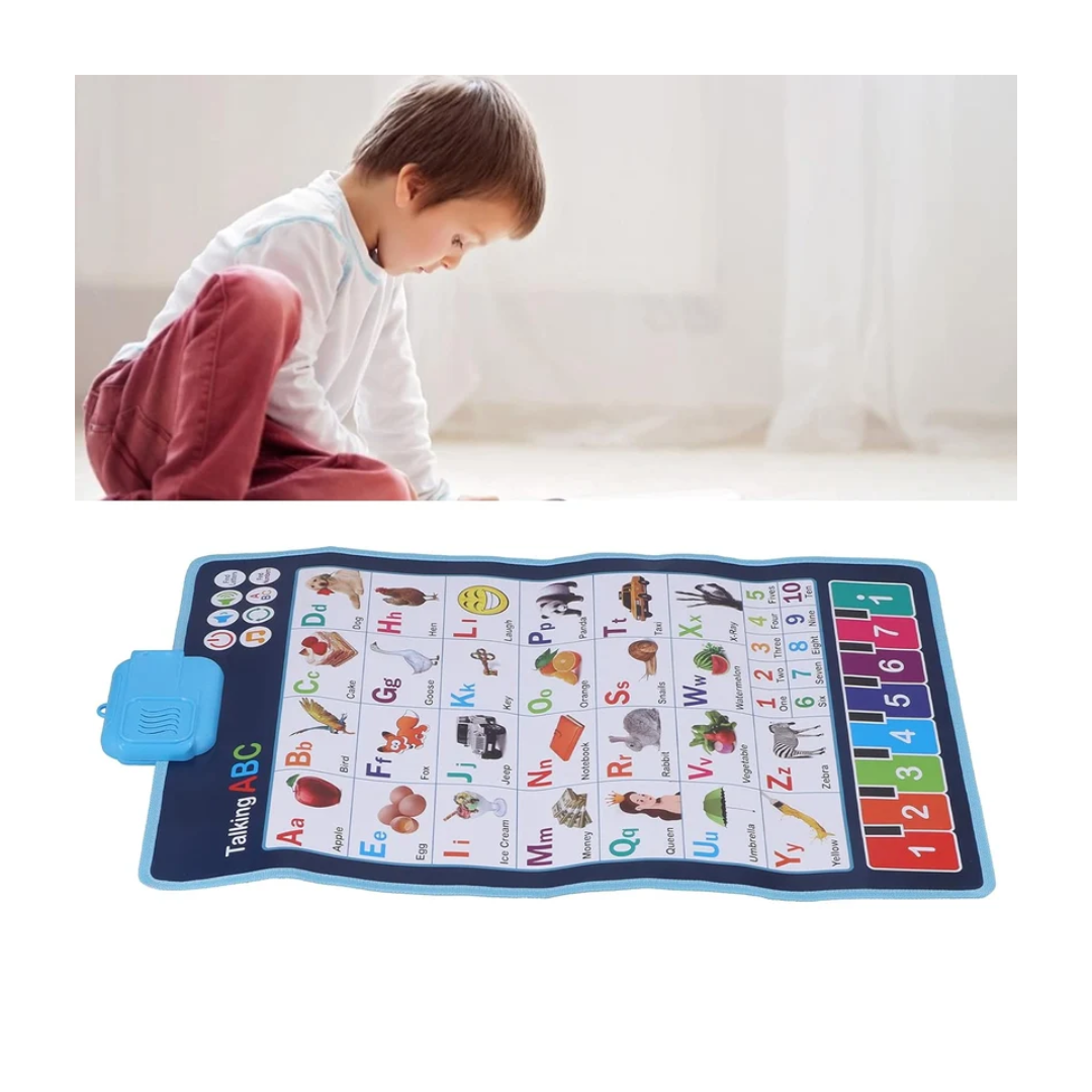 Ozen Star Kids Interactive Learning Chart – Talking ABC, Numbers, Piano Keys & Question Answer Educational Toy