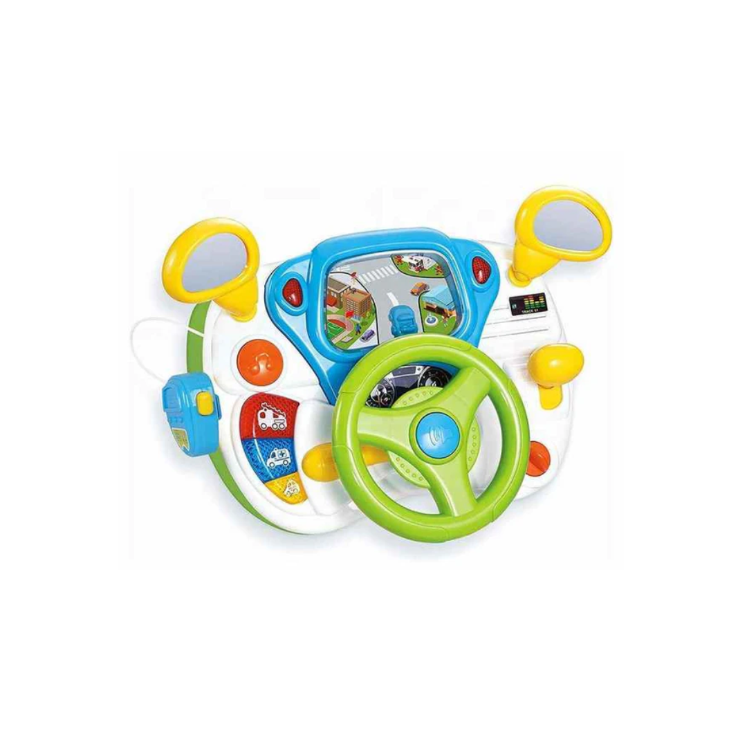Rainbow Toys Interactive Driving Toy for Babies Sensory Play Steering Wheel Toy