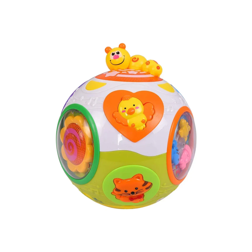Hola Catch-Me Activity Ball Interactive Crawling Toy with Music & Lights