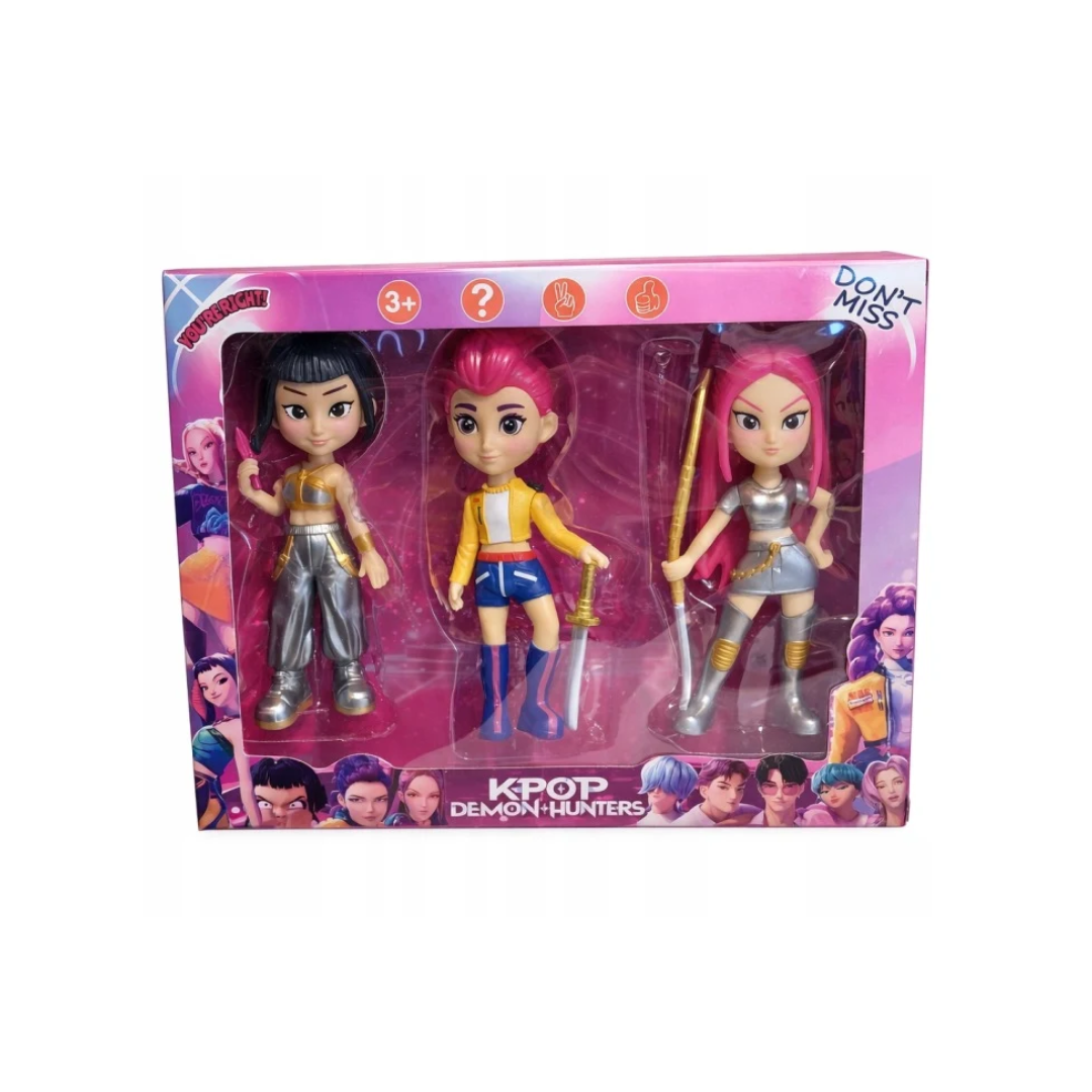 Kpop Demon Hunters Figure 3pk