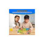 Kreeda Krishnaleela  2-in-1 Board Game for Kids & Adults Reusable Stickering Activity  Lord Krishna Story