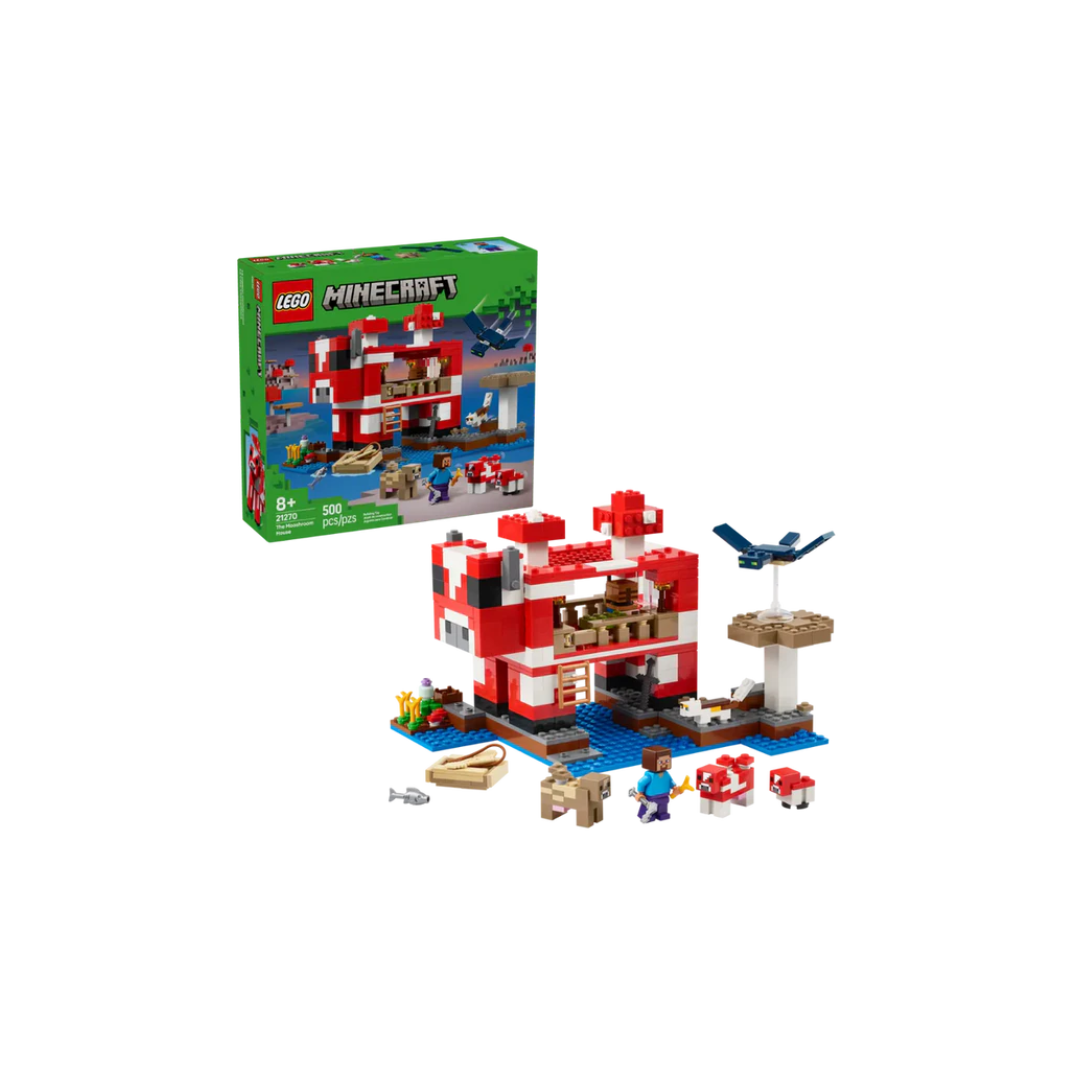 Lego 21270 Minecraft The Mooshroom House (500 Pieces)