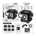 Mini Blocks Vintage Telephone Building Set – 240 Pieces Retro Rotary Phone Model 8+ Years