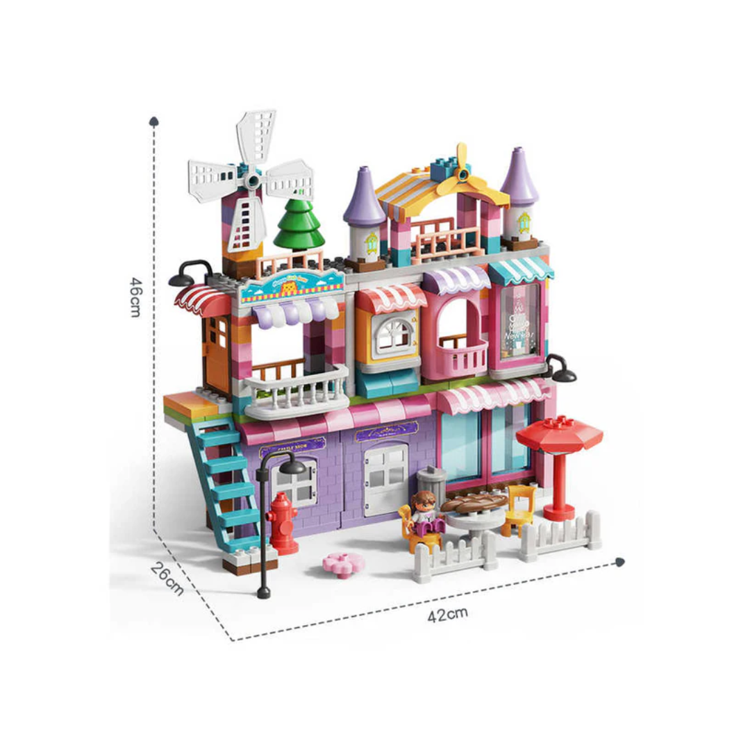 Rainbow Toys Feelo Fl1161 Diy Girl's Villa Building Blocks