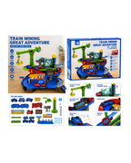 Electric Train Mining Great Adventure Track Set with Crane & Mining Accessories