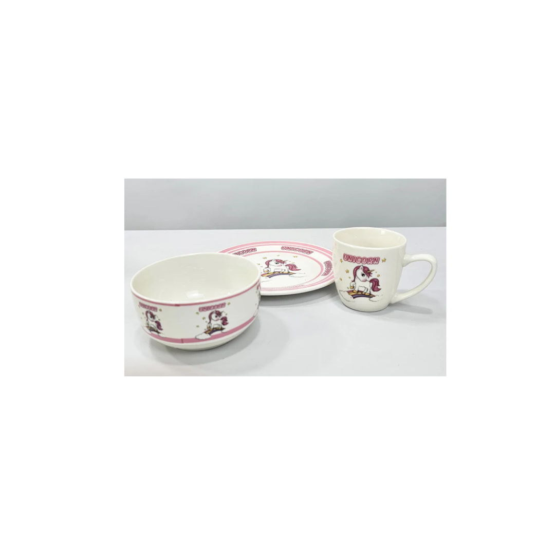 Unicorn Ceramic Mug Set Of 3 pcs