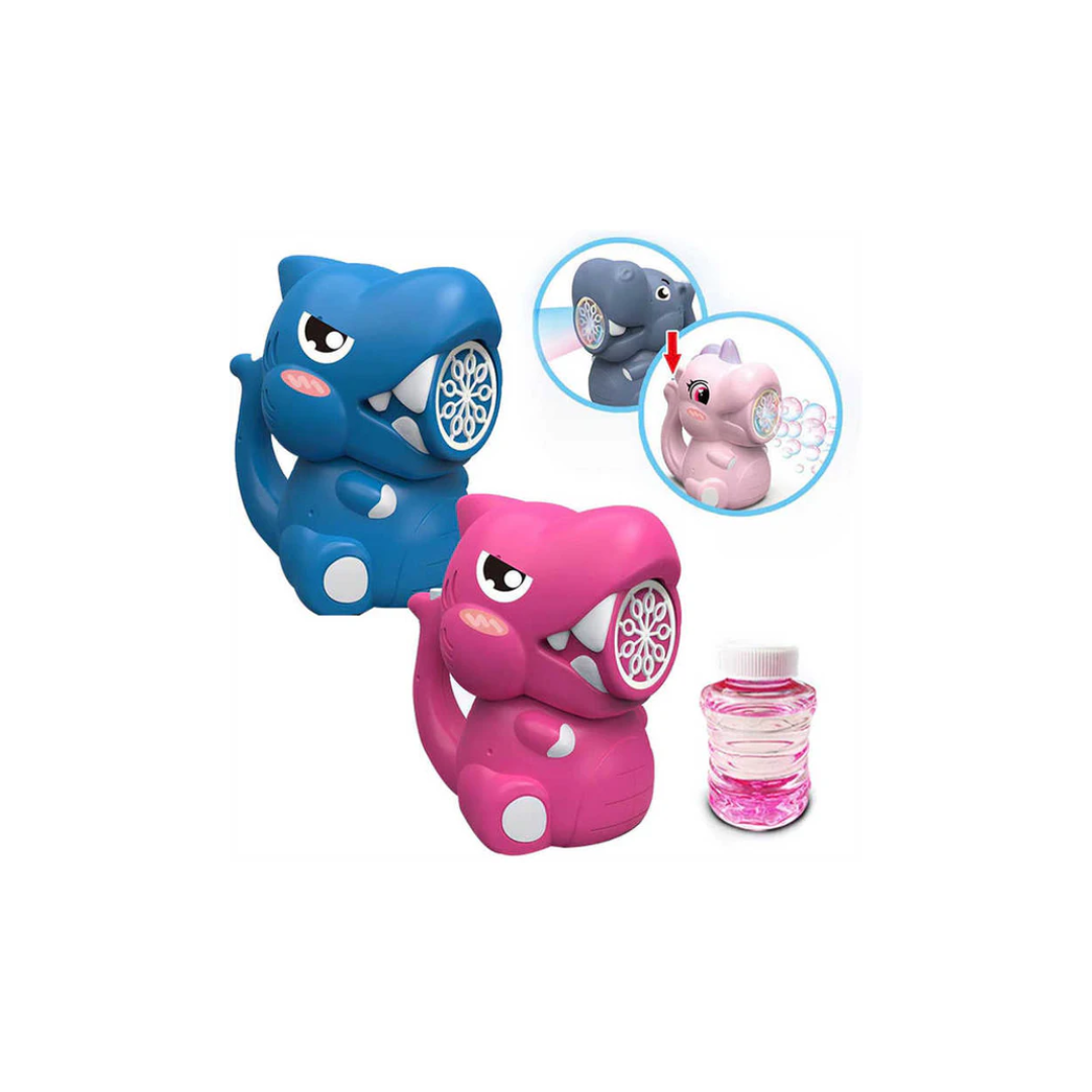 Rainbow Toys Automatic Dinosaur Bubble Blower Machine Toys Cartoon Animal Bubble Maker Toys