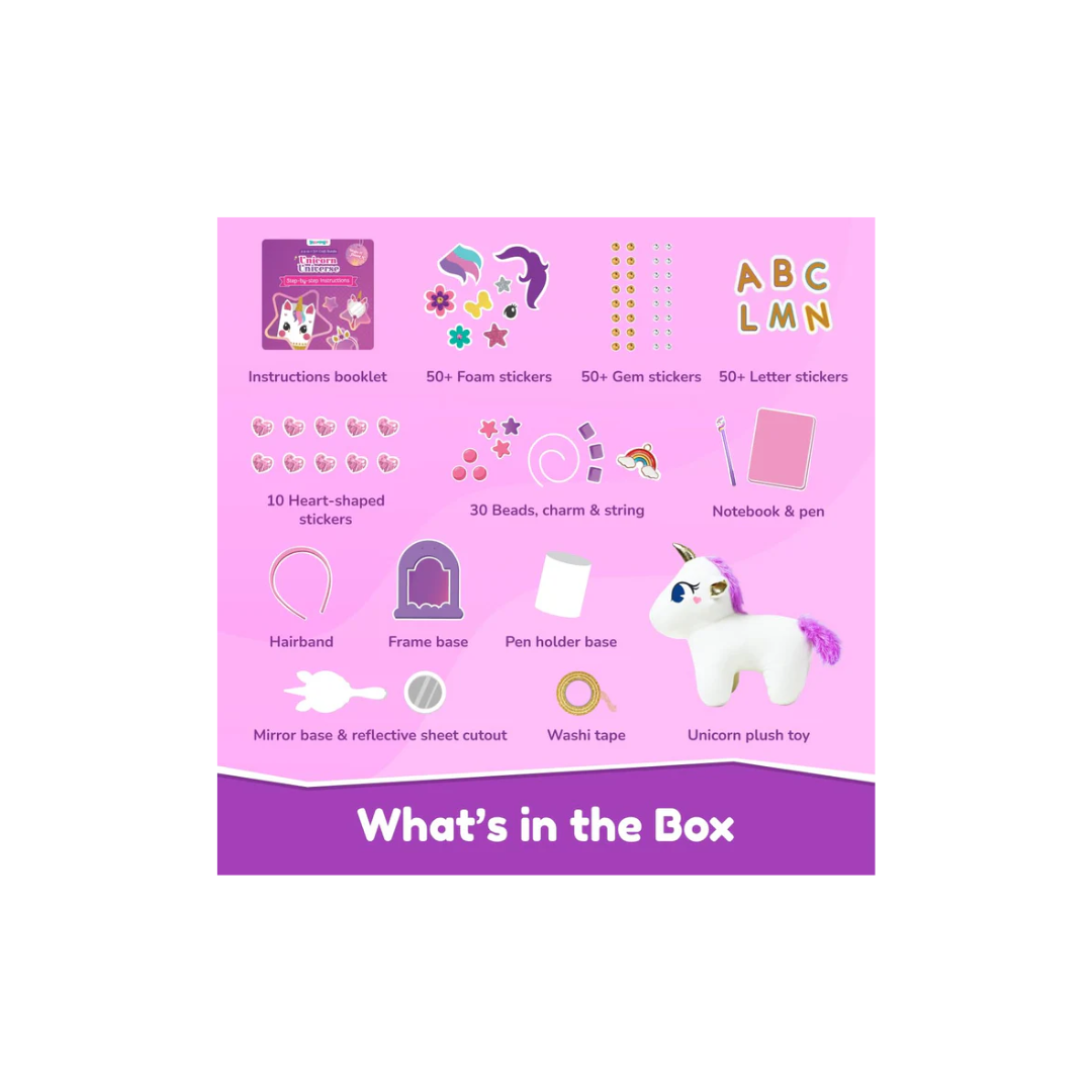 Bloomingo Unicorn Universe 6-in-1 DIY Art & Craft Kit