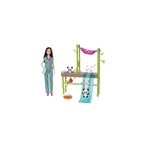 Mattel Barbie Panda Care and Rescue Playset with Color-Change and 20+ pc