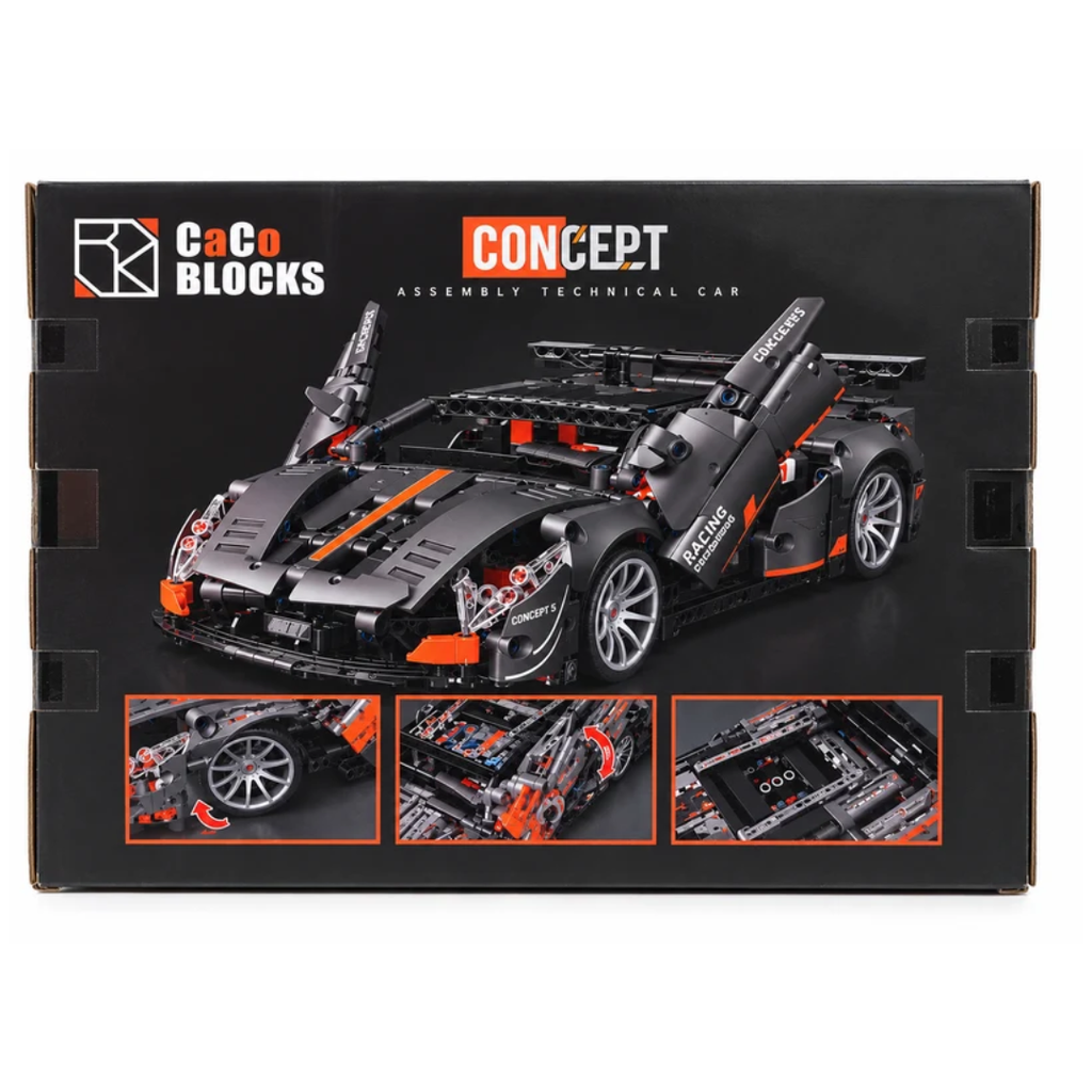 CaCo Blocks Concept 1:14 Sports Car Building Set – 1142 Pcs  Model C013 14+ Years