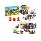Rainbow Toys Educational Architect (3 in 1) Vacation Getaways for Building Blocks (792pcs)