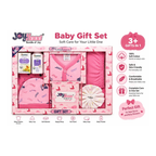 JoyHood Bundle of Joy Newborn Baby Gift Set with Clothing & Himalaya Baby Care Essentials – Pink